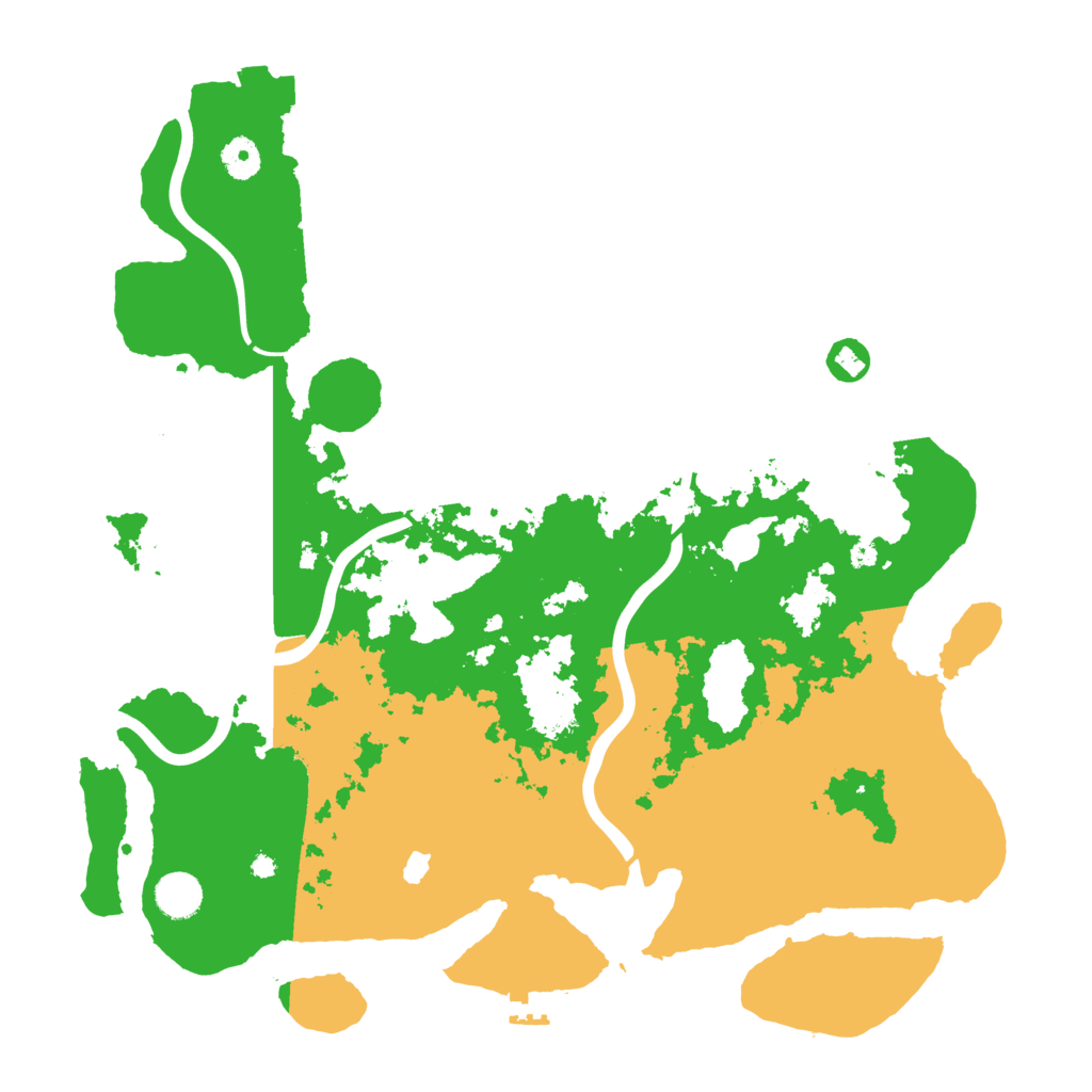 Biome Rust Map: Procedural Map, Size: 4100, Seed: 75051