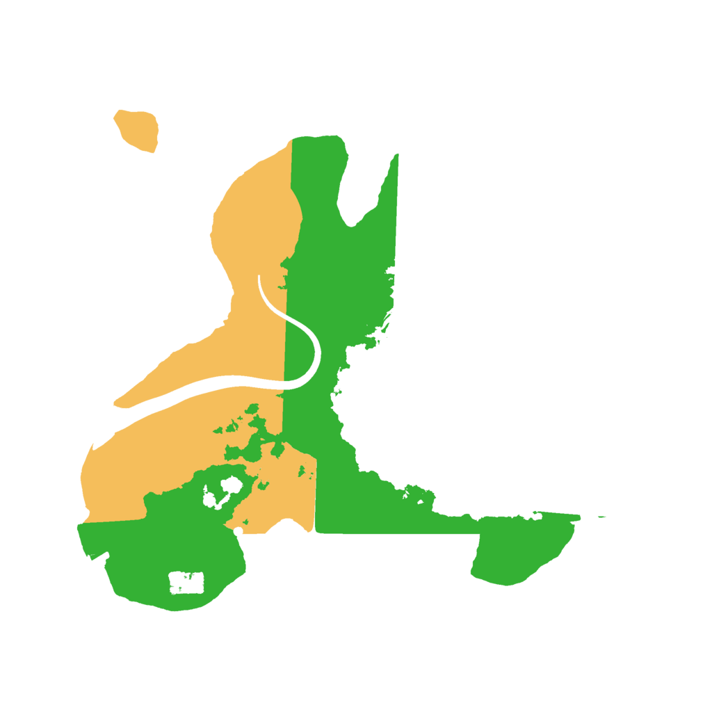 Biome Rust Map: Procedural Map, Size: 2200, Seed: 89759244