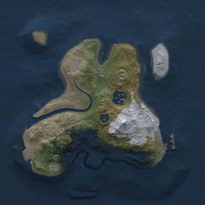 Thumbnail Rust Map: Procedural Map, Size: 2200, Seed: 89759244, 5 Monuments