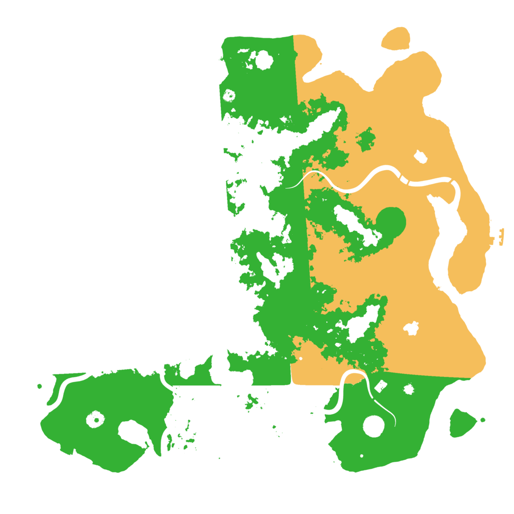 Biome Rust Map: Procedural Map, Size: 4500, Seed: 753068417