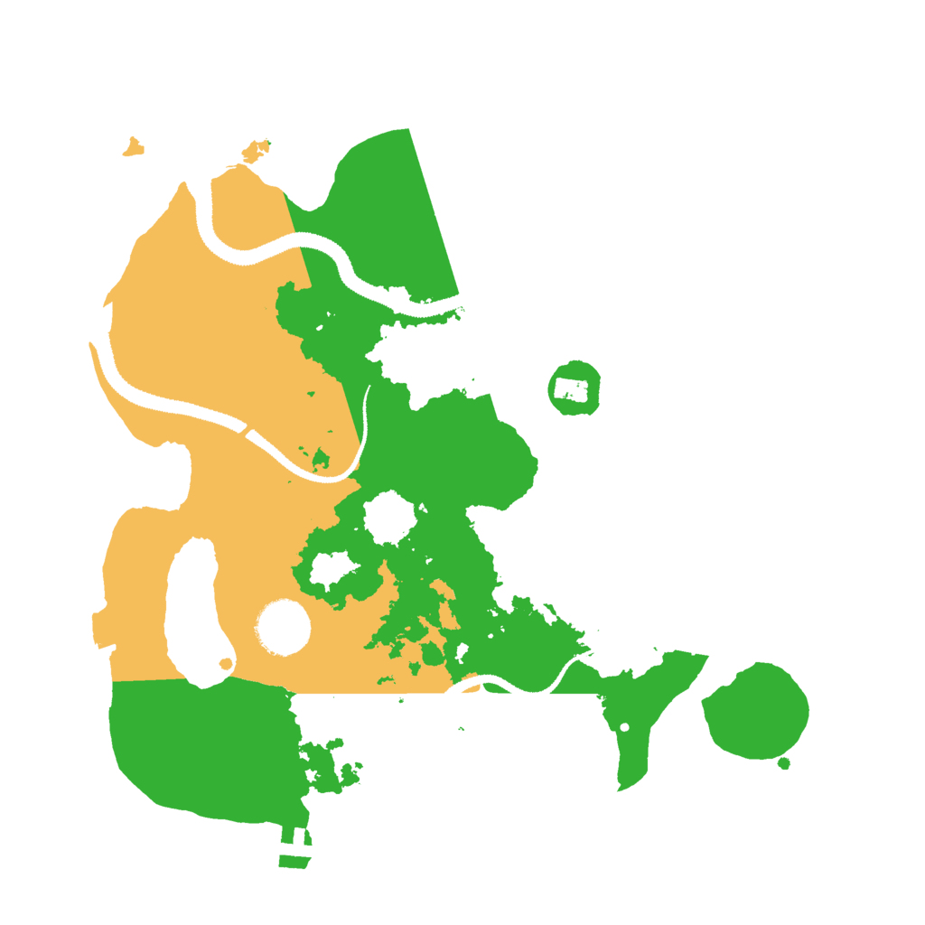 Biome Rust Map: Procedural Map, Size: 3000, Seed: 369021372