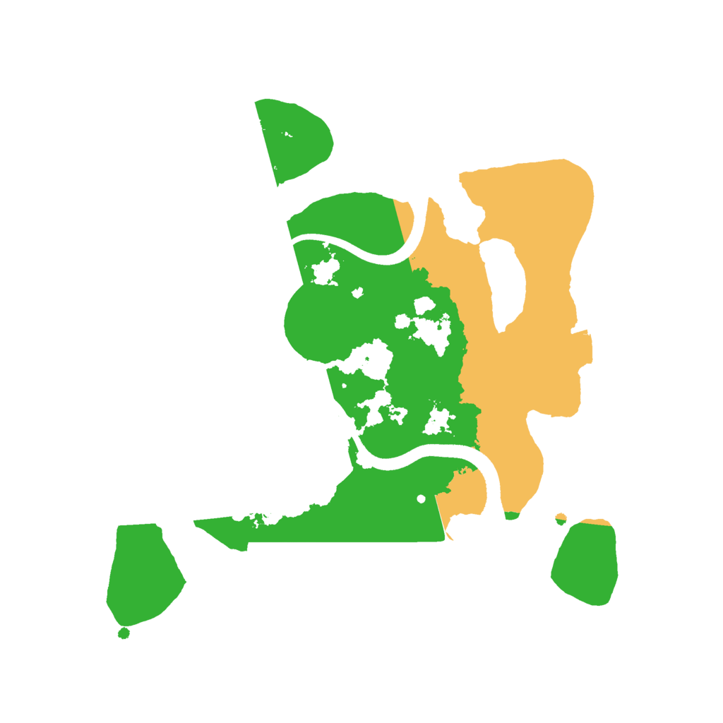 Biome Rust Map: Procedural Map, Size: 2500, Seed: 237761