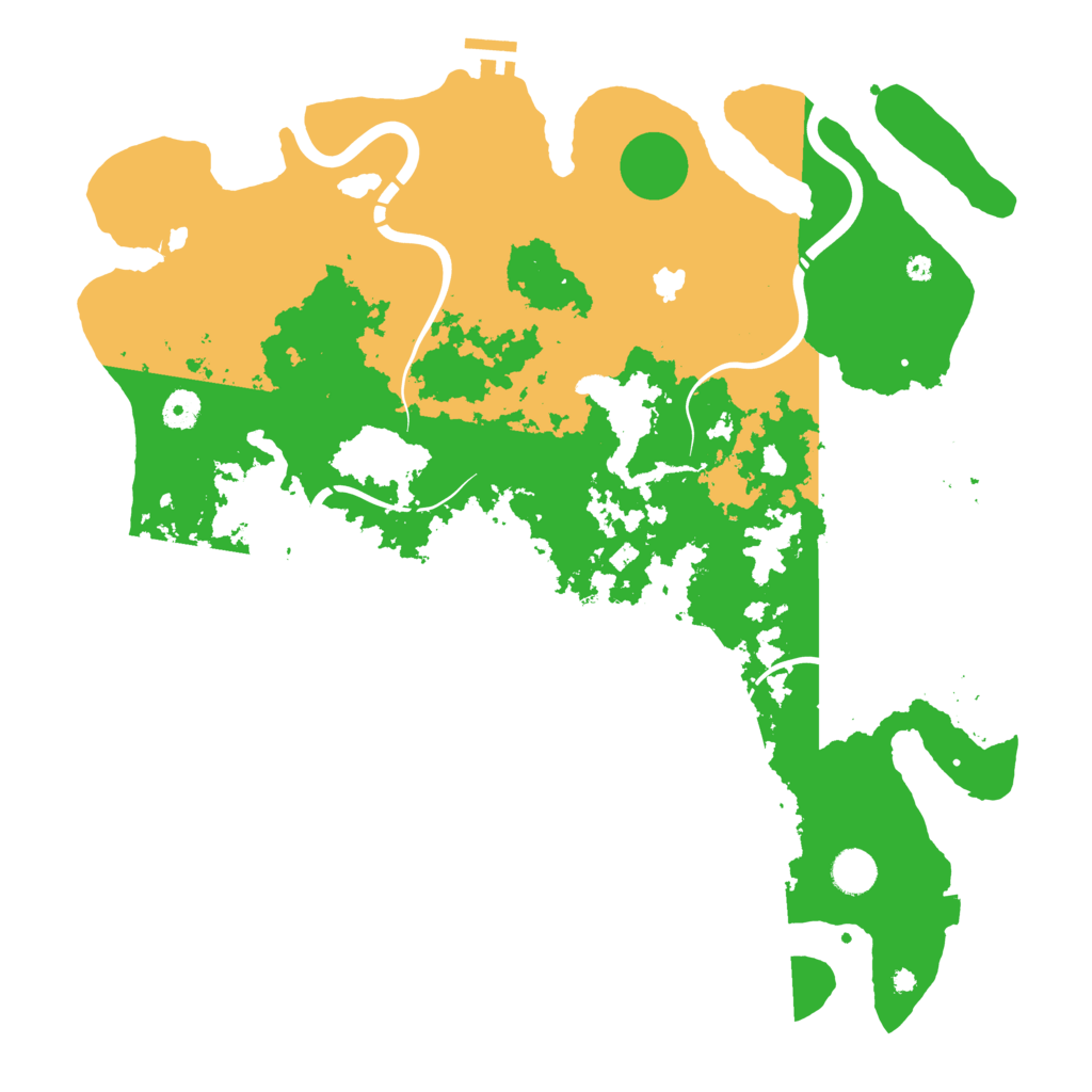 Biome Rust Map: Procedural Map, Size: 4250, Seed: 155002245