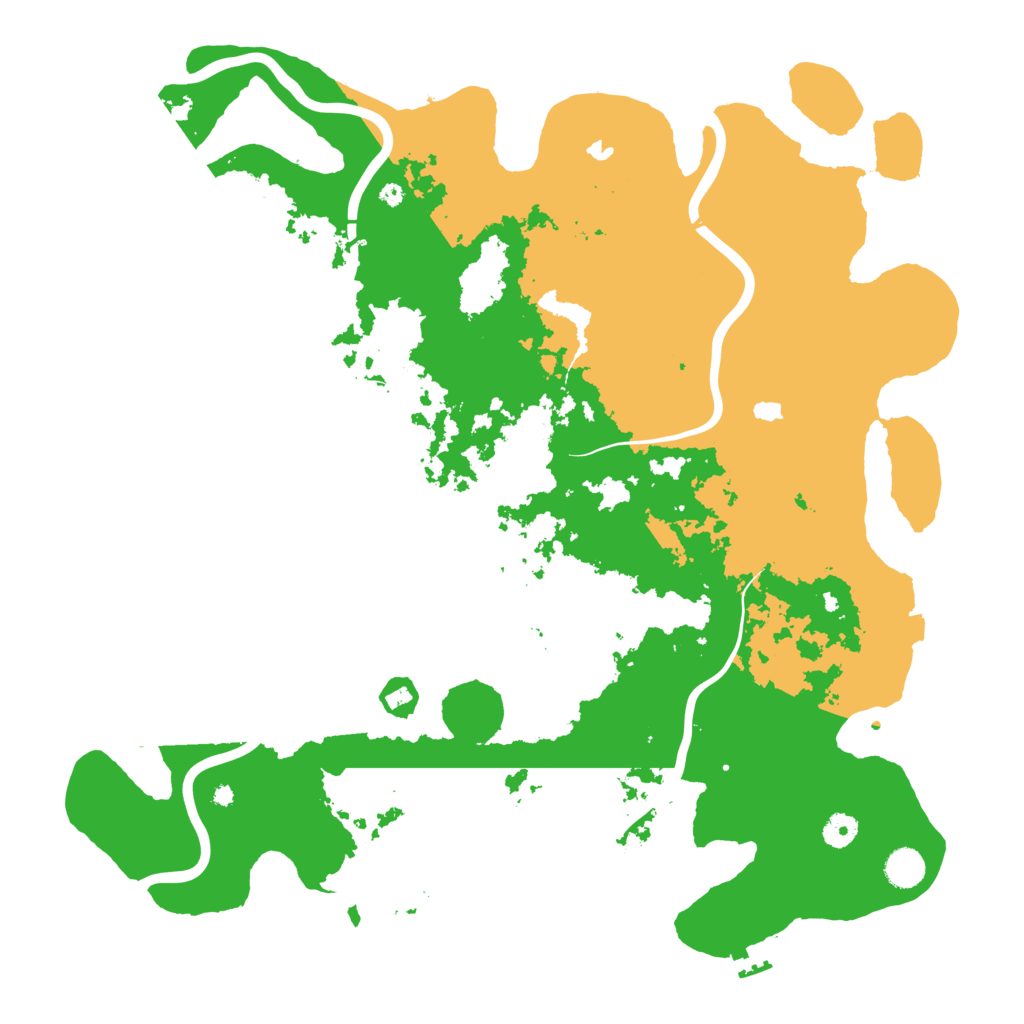 Biome Rust Map: Procedural Map, Size: 4500, Seed: 1583291233