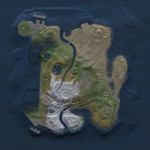 Thumbnail Rust Map: Procedural Map, Size: 2350, Seed: 191924918, 7 Monuments