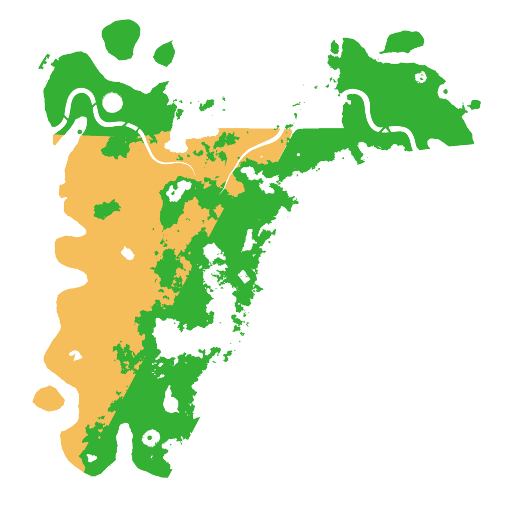 Biome Rust Map: Procedural Map, Size: 4500, Seed: 26011972