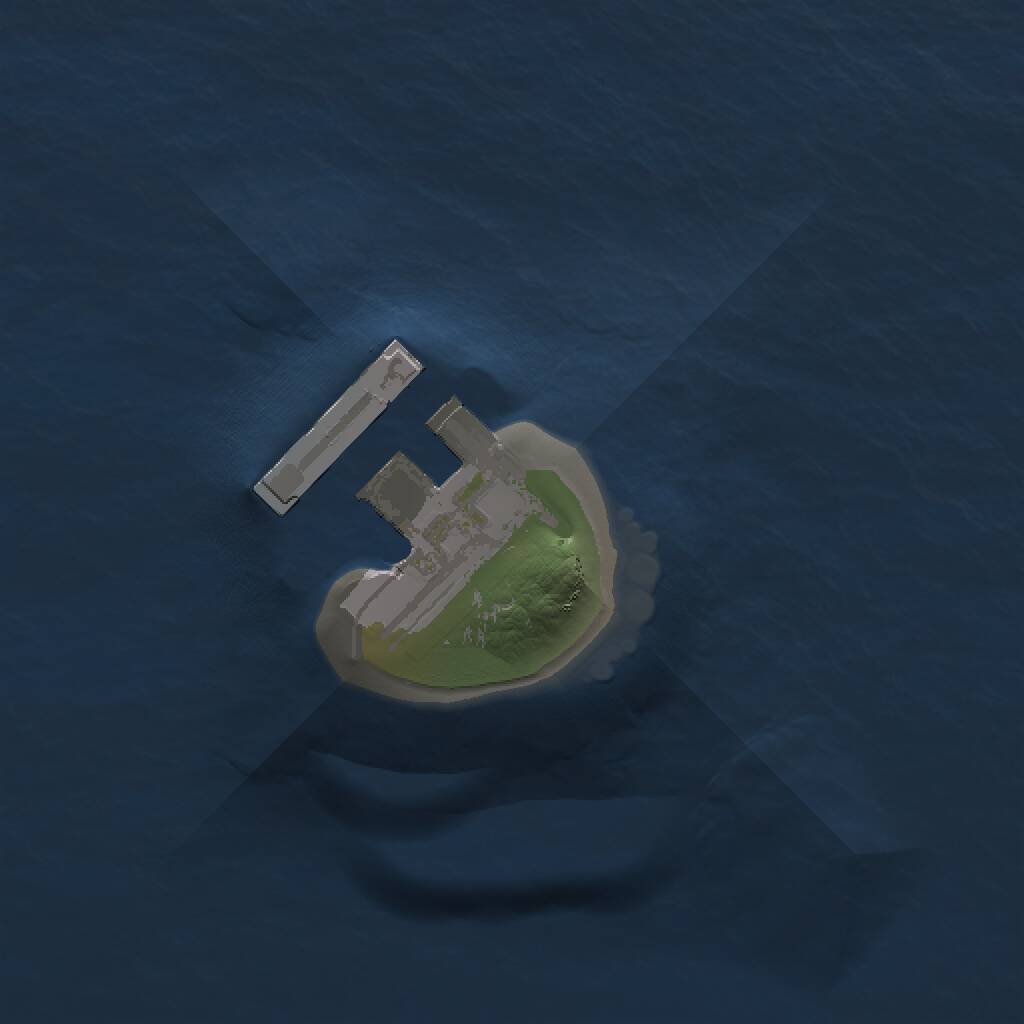 Rust Map: Procedural Map, Size: 1000, Seed: 653436427, 2 Monuments