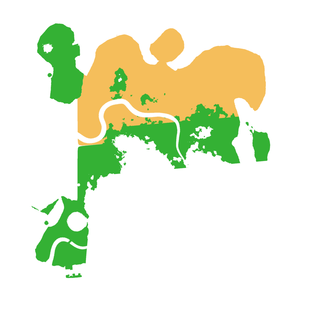 Biome Rust Map: Procedural Map, Size: 3000, Seed: 379859120