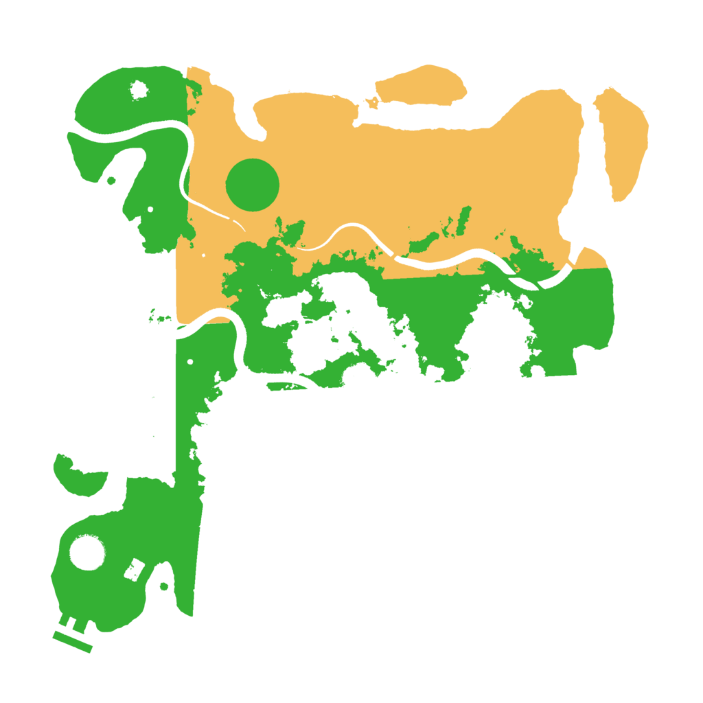Biome Rust Map: Procedural Map, Size: 3500, Seed: 202410