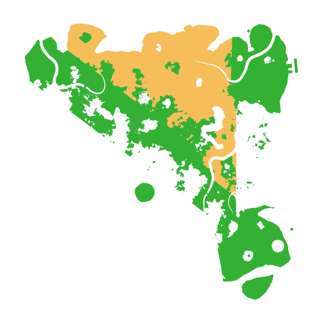 Biome Rust Map: Procedural Map, Size: 4500, Seed: 1366230600