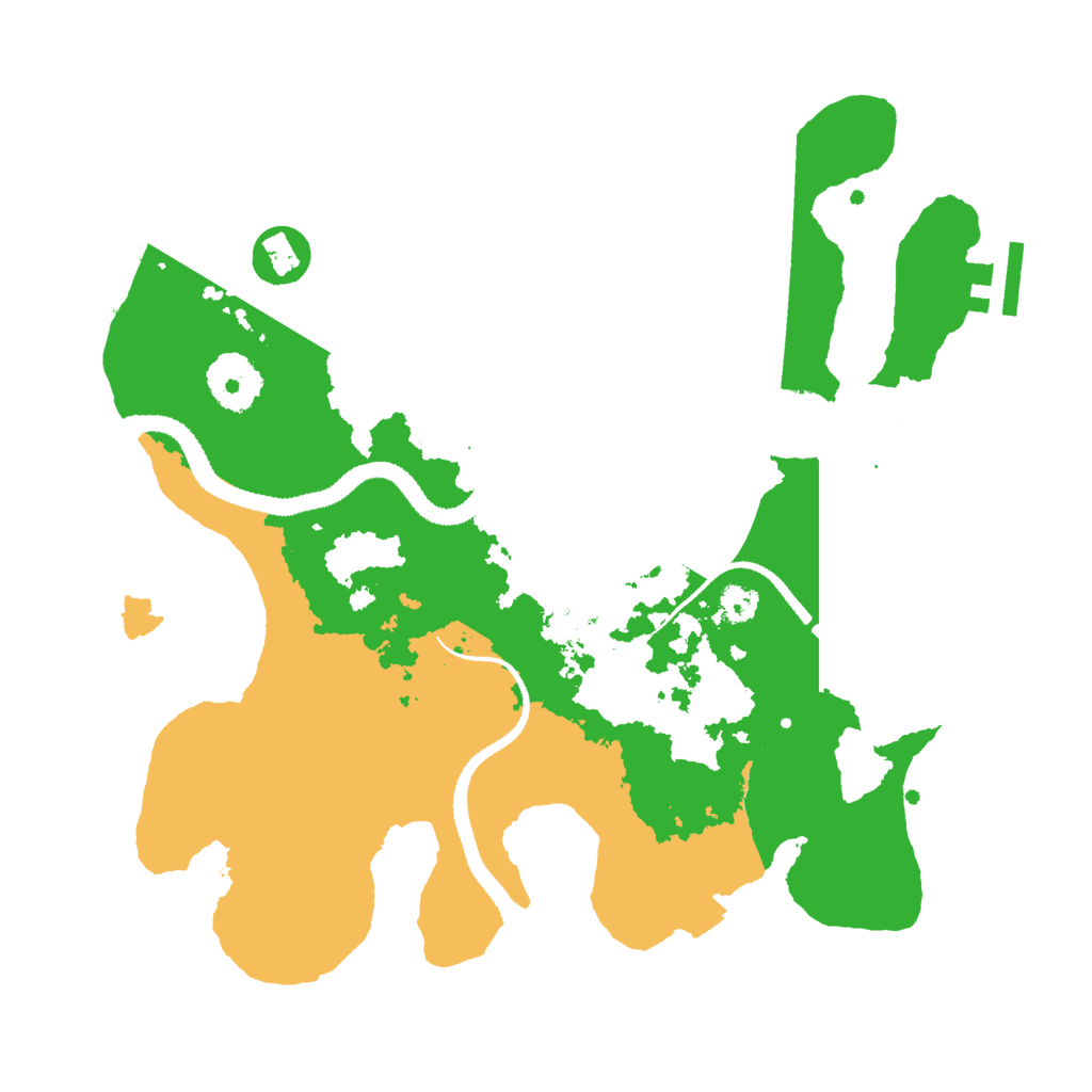 Biome Rust Map: Procedural Map, Size: 3000, Seed: 4867