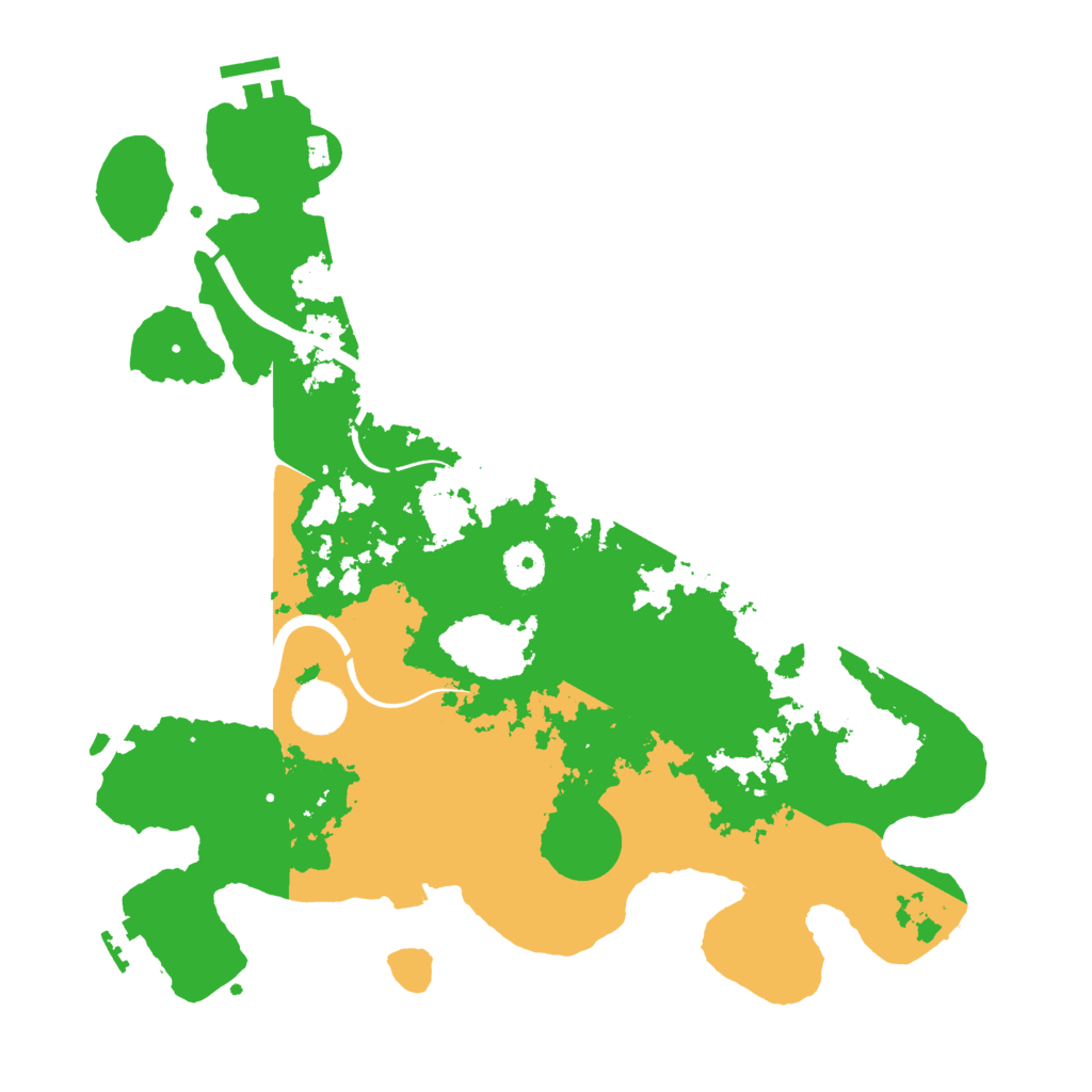 Biome Rust Map: Procedural Map, Size: 3700, Seed: 214293