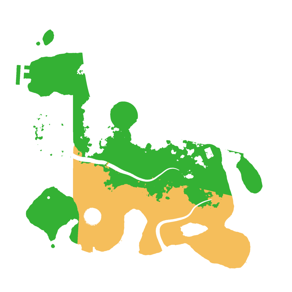 Biome Rust Map: Procedural Map, Size: 3000, Seed: 6194