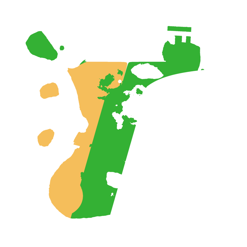 Biome Rust Map: Procedural Map, Size: 2100, Seed: 3500