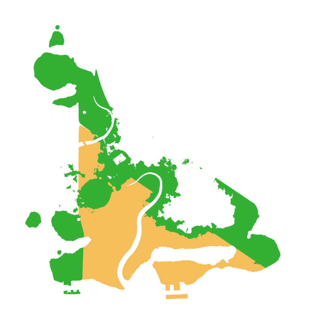 Biome Rust Map: Procedural Map, Size: 2900, Seed: 26539