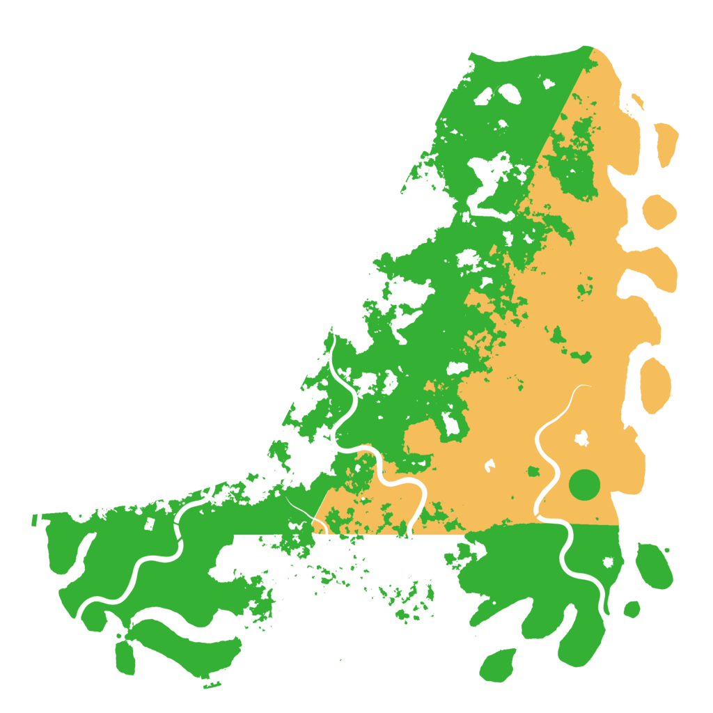 Biome Rust Map: Procedural Map, Size: 6000, Seed: 457453