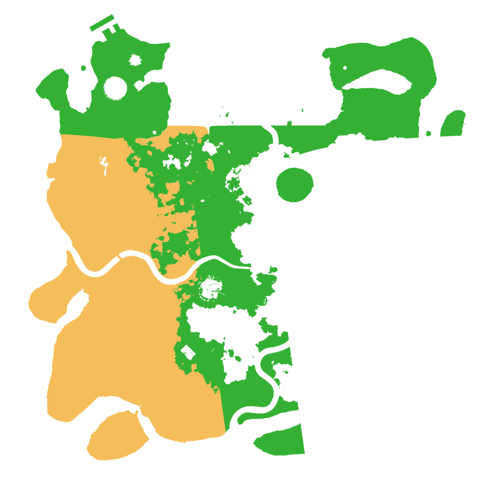 Biome Rust Map: Procedural Map, Size: 3850, Seed: 4537
