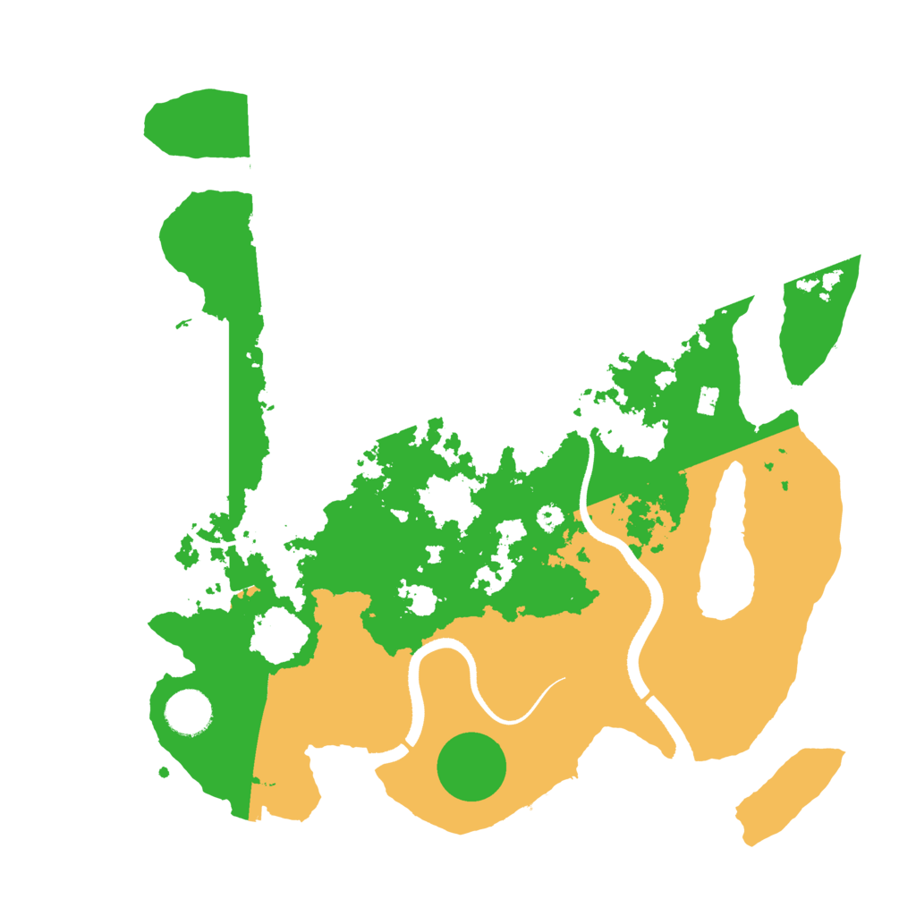 Biome Rust Map: Procedural Map, Size: 3500, Seed: 360844377