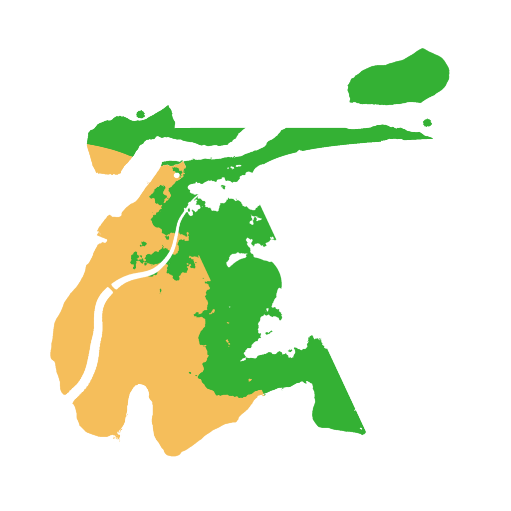 Biome Rust Map: Procedural Map, Size: 2500, Seed: 859