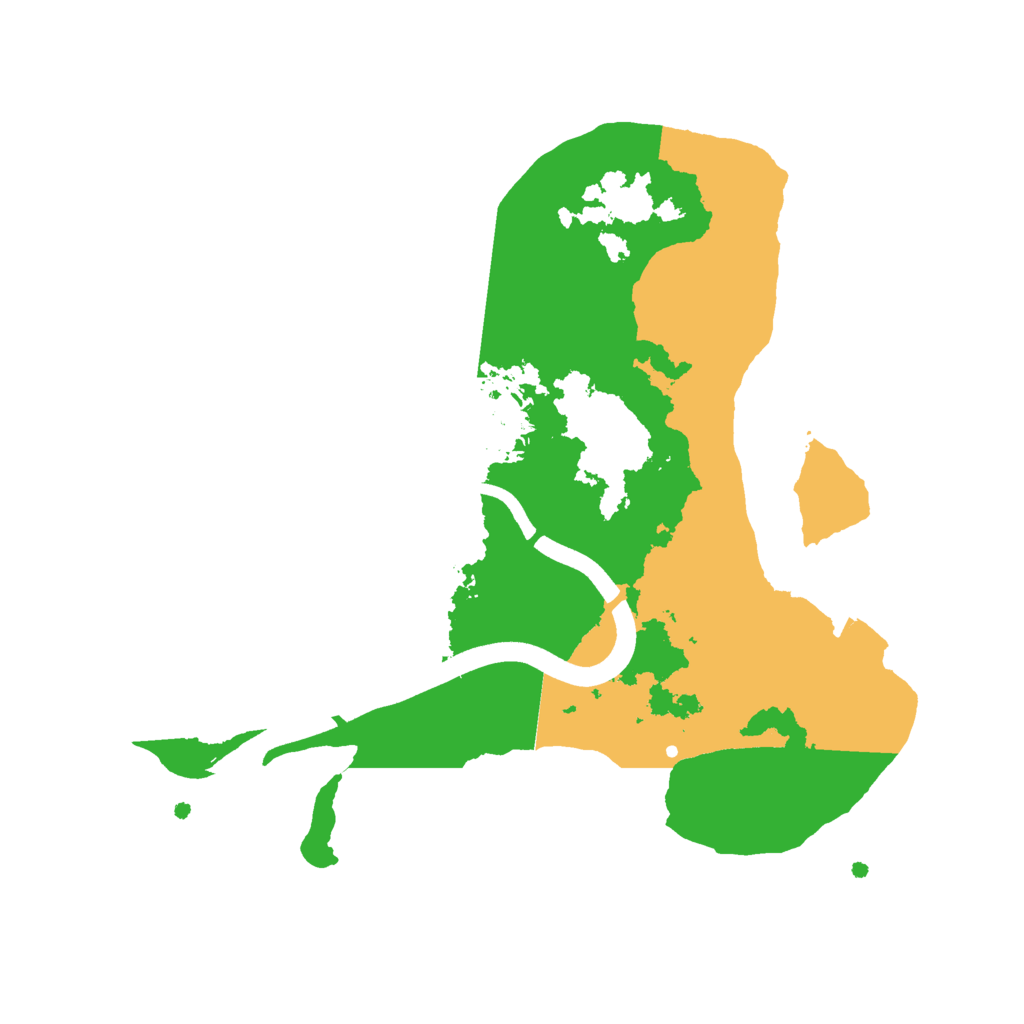 Biome Rust Map: Procedural Map, Size: 2500, Seed: 119283