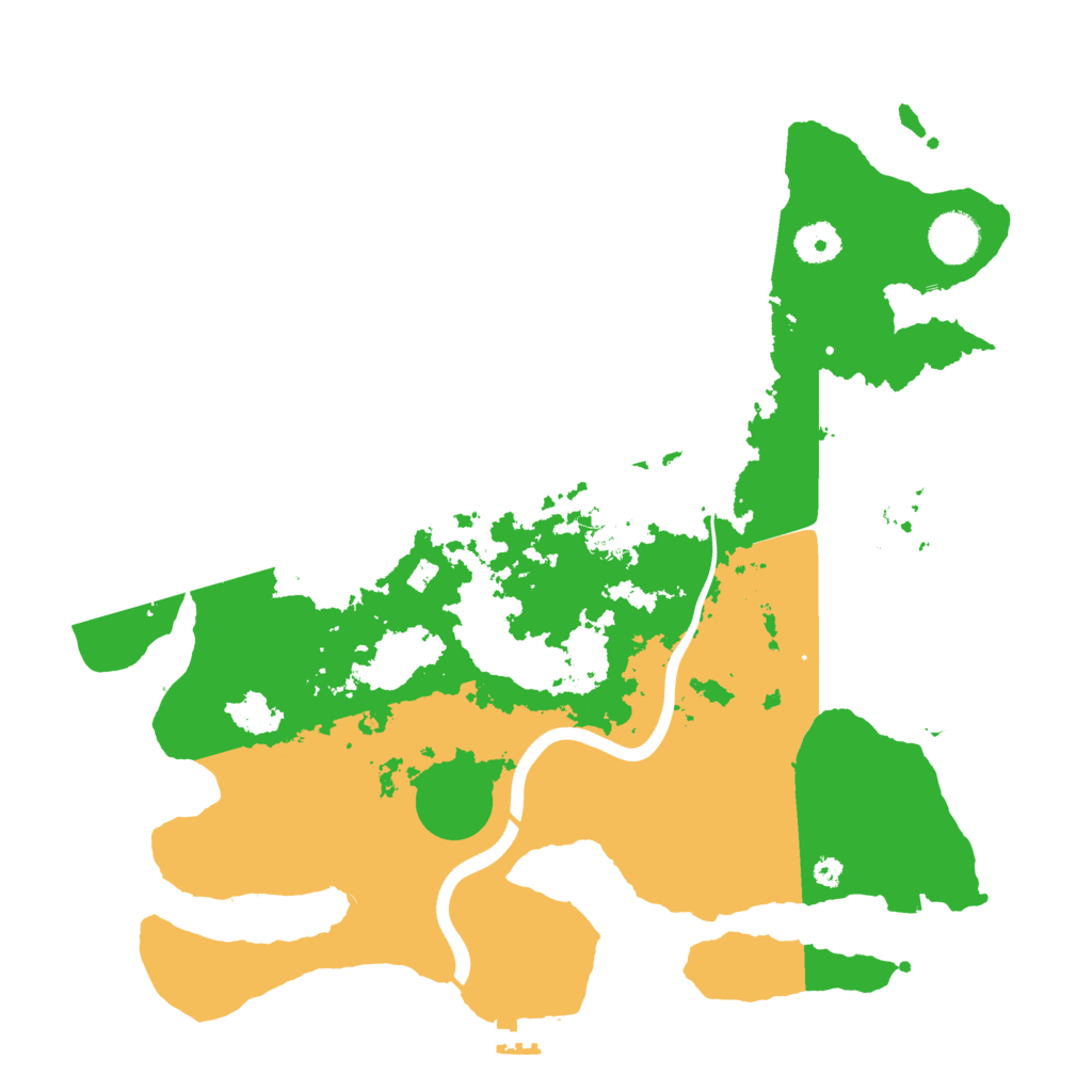Biome Rust Map: Procedural Map, Size: 3750, Seed: 724244460