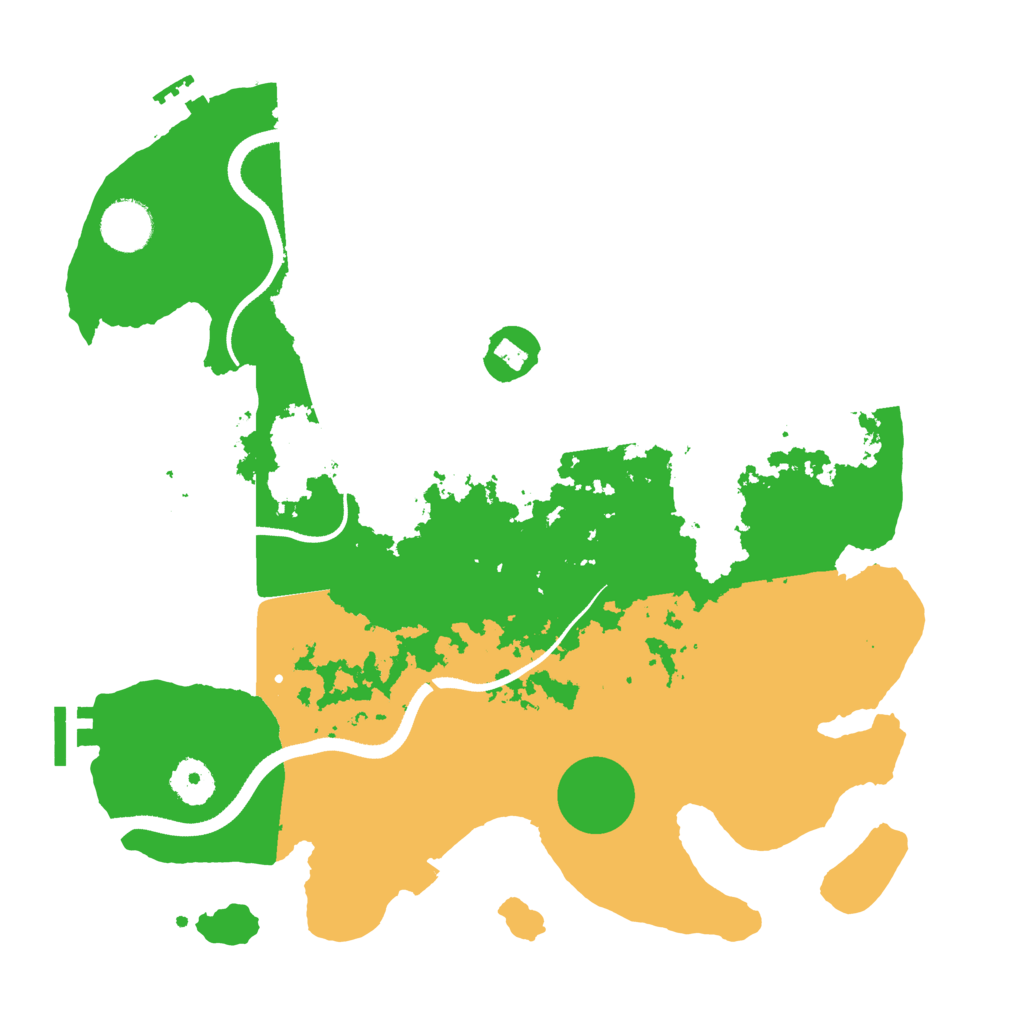 Biome Rust Map: Procedural Map, Size: 3500, Seed: 1549196622