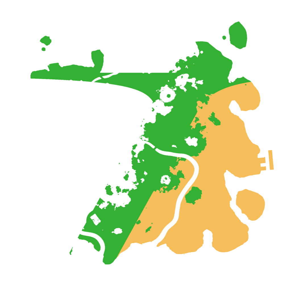 Biome Rust Map: Procedural Map, Size: 3000, Seed: 2498