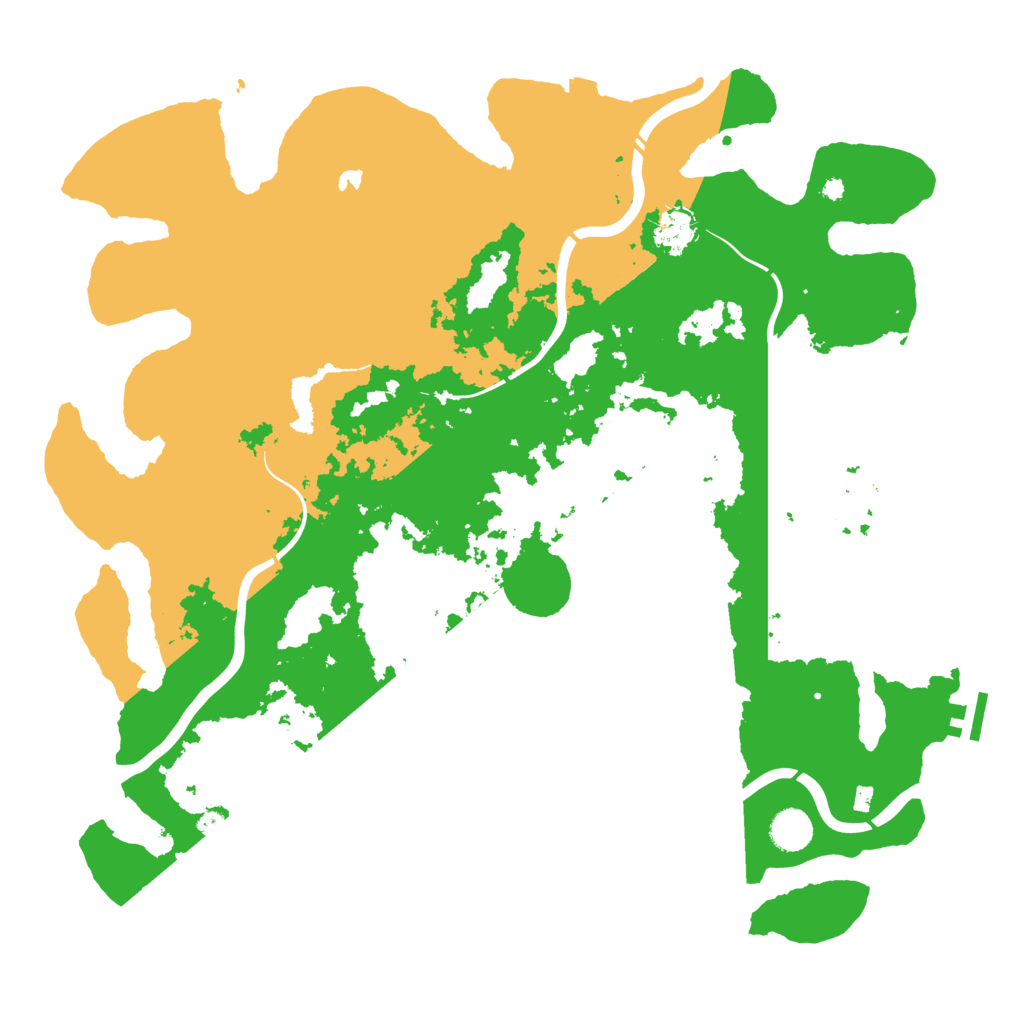 Biome Rust Map: Procedural Map, Size: 4250, Seed: 34544
