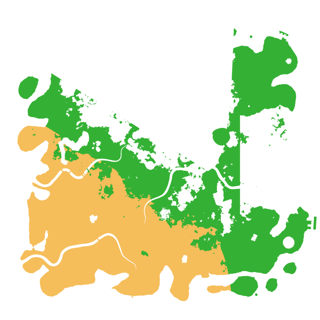 Biome Rust Map: Procedural Map, Size: 5000, Seed: 73936816