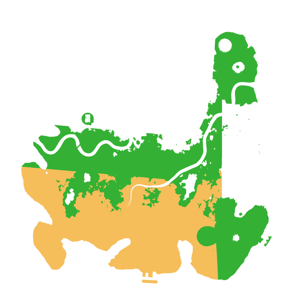 Biome Rust Map: Procedural Map, Size: 3900, Seed: 1068379204