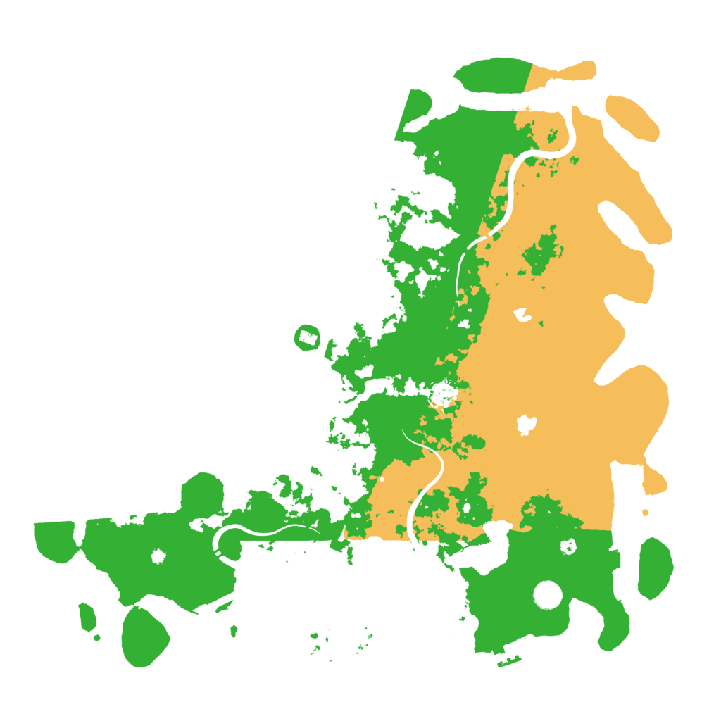 Biome Rust Map: Procedural Map, Size: 4500, Seed: 876899342