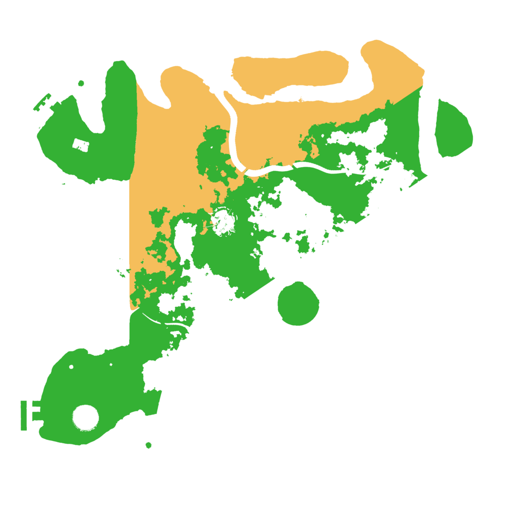 Biome Rust Map: Procedural Map, Size: 3500, Seed: 28681