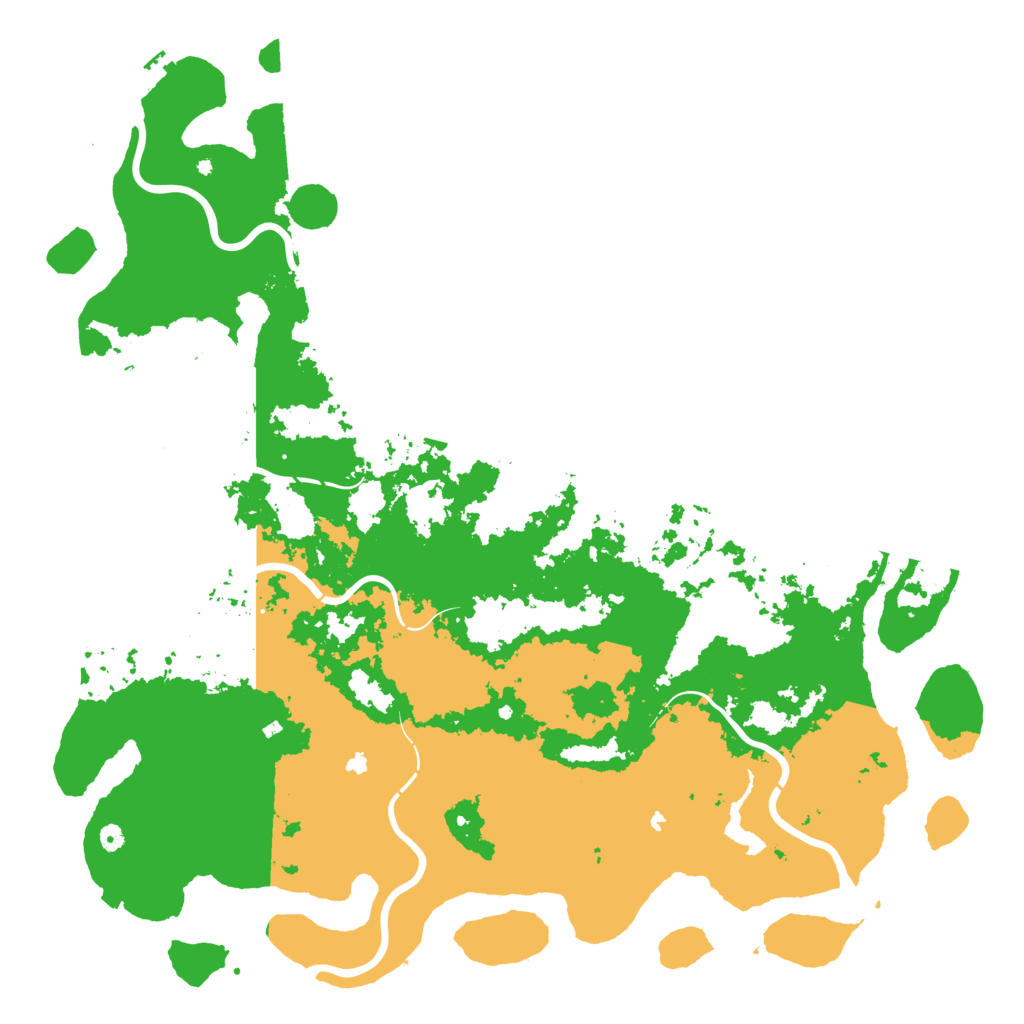 Biome Rust Map: Procedural Map, Size: 6000, Seed: 86575309