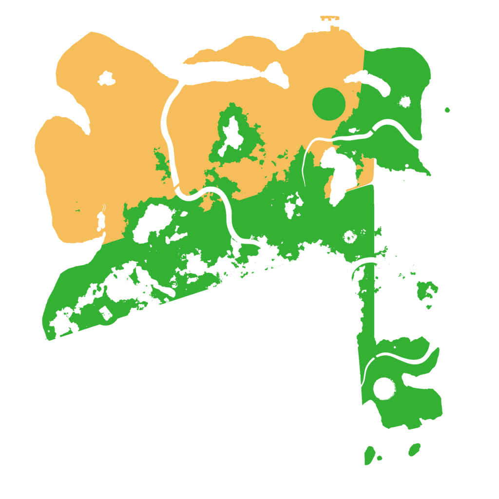 Biome Rust Map: Procedural Map, Size: 4000, Seed: 9012