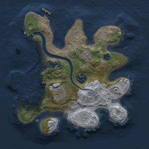 Thumbnail Rust Map: Procedural Map, Size: 2318, Seed: 481981, 8 Monuments