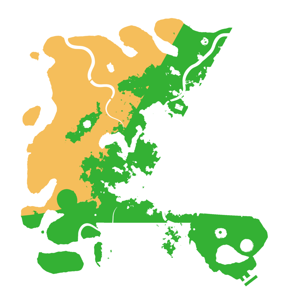 Biome Rust Map: Procedural Map, Size: 4000, Seed: 34687