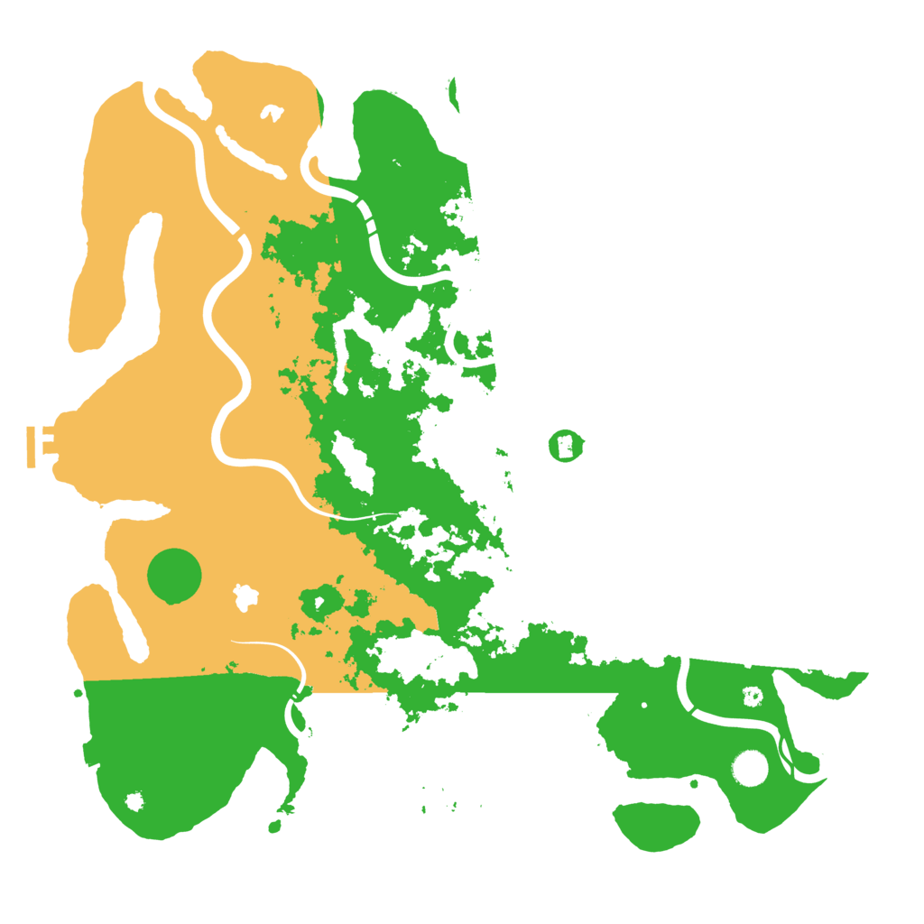 Biome Rust Map: Procedural Map, Size: 4500, Seed: 27584