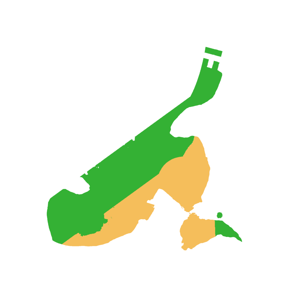 Biome Rust Map: Procedural Map, Size: 2000, Seed: 1674972659