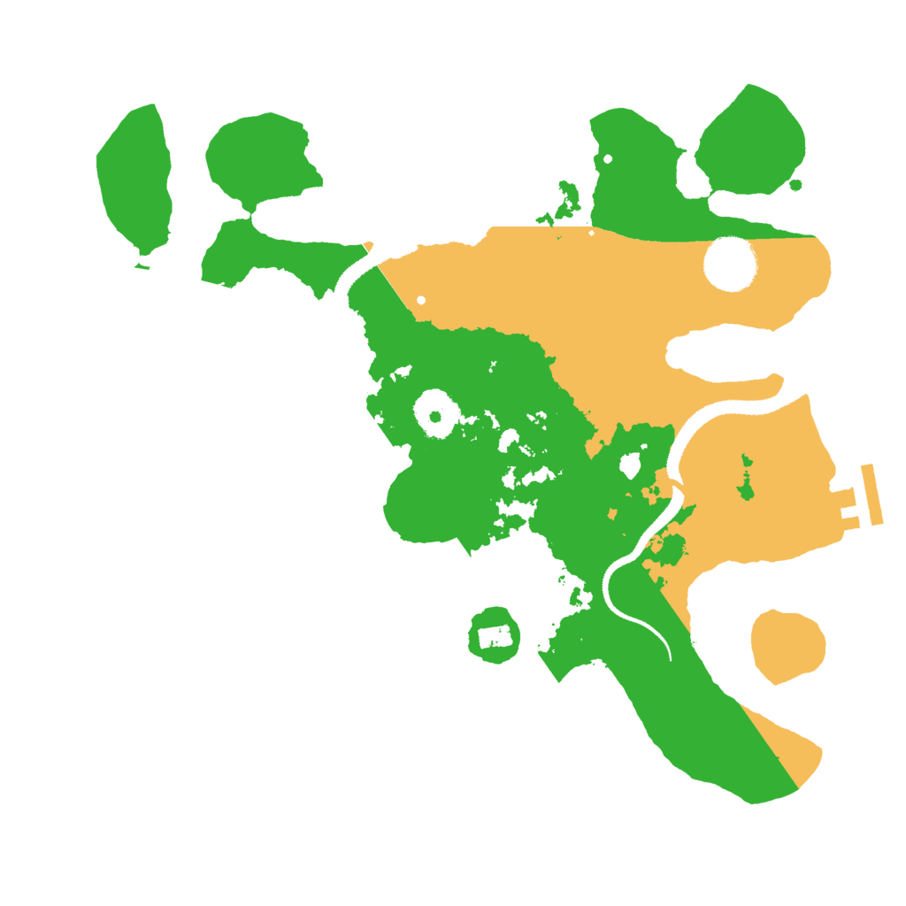 Biome Rust Map: Procedural Map, Size: 3000, Seed: 1973767445