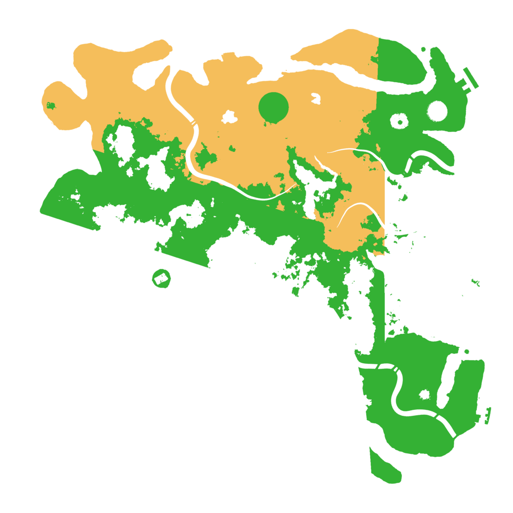 Biome Rust Map: Procedural Map, Size: 4500, Seed: 1231652920