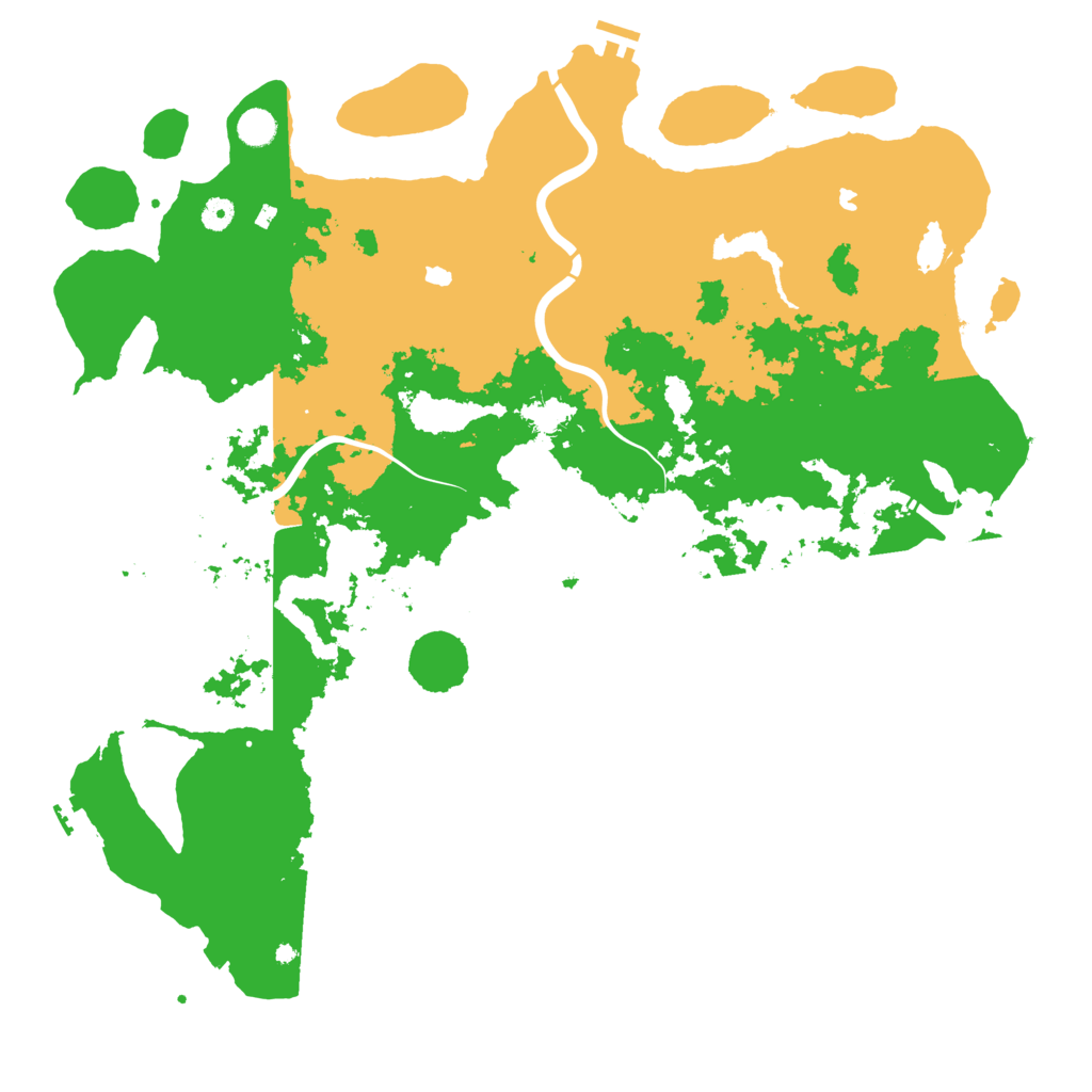 Biome Rust Map: Procedural Map, Size: 5000, Seed: 65820