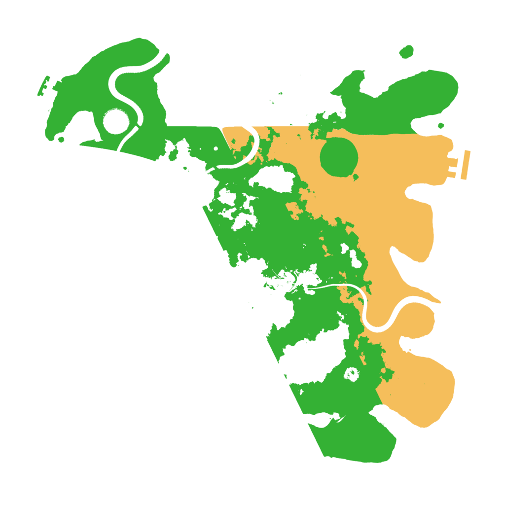 Biome Rust Map: Procedural Map, Size: 3500, Seed: 1939427253