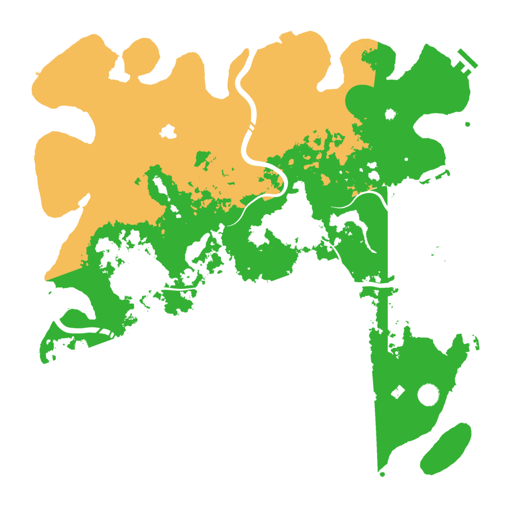 Biome Rust Map: Procedural Map, Size: 4250, Seed: 379396662