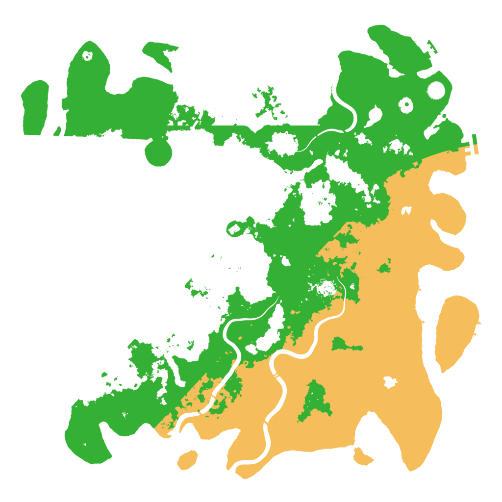 Biome Rust Map: Procedural Map, Size: 5000, Seed: 539595773