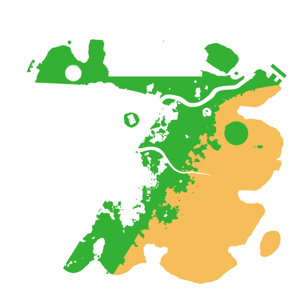 Biome Rust Map: Procedural Map, Size: 3400, Seed: 481970