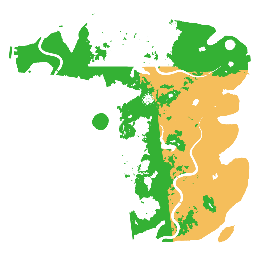 Biome Rust Map: Procedural Map, Size: 4500, Seed: 605089661