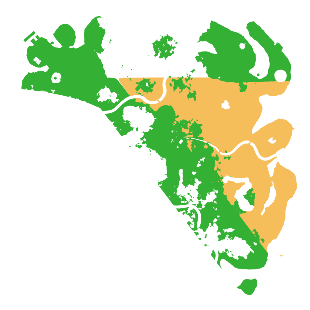 Biome Rust Map: Procedural Map, Size: 4500, Seed: 1352022917