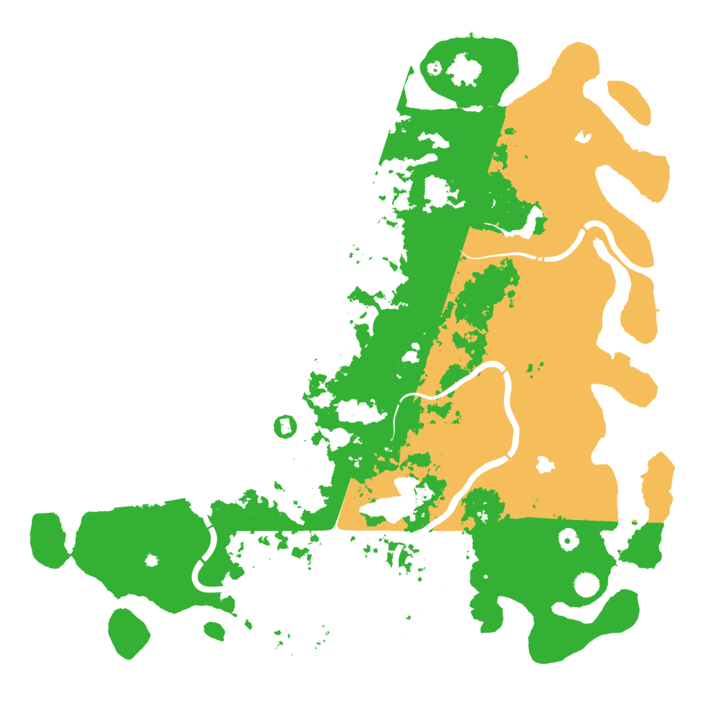 Biome Rust Map: Procedural Map, Size: 5000, Seed: 876899342