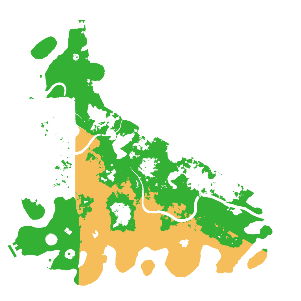 Biome Rust Map: Procedural Map, Size: 4500, Seed: 2087819175