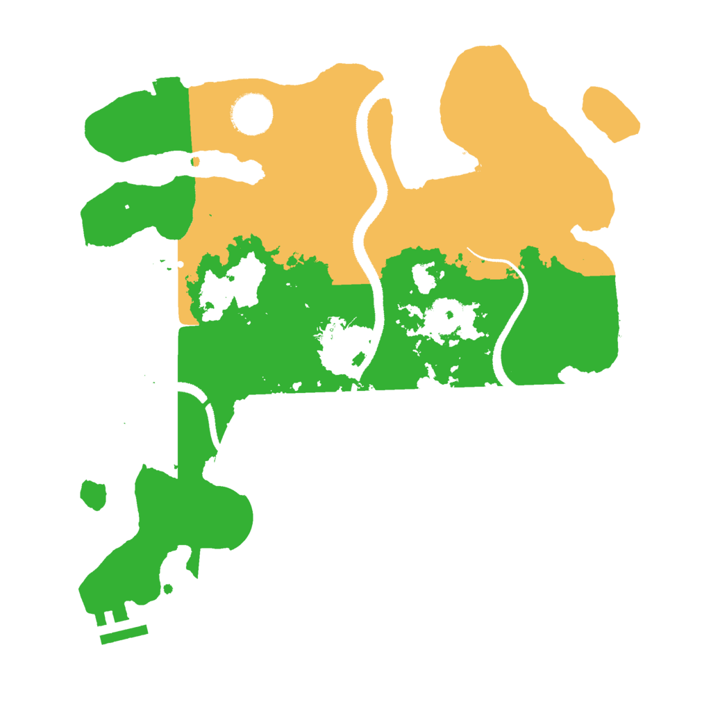 Biome Rust Map: Procedural Map, Size: 3000, Seed: 702907